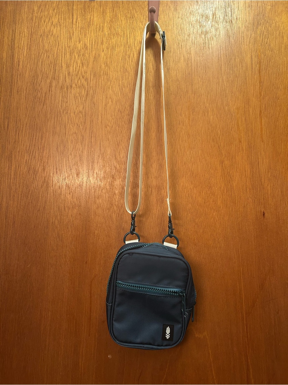 Free People Navy Crossbody Mini Pouch